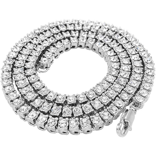 NIV'S BLING Tennis Chain for Men and Women – 14K Black Gold Plated